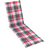  Jastuk za ležaljku crveni karirani (75 + 105) x 50 x 3 cm Cijene