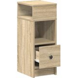  Noćni ormarići 2 kom s ladicom sonoma hrast 25x31x66 cm | shoptok.hr
