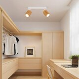  Brilagi - Stropno spot svetlo MODERN WOOD 2xGU10/8W/230V drvo/bela | Eponuda.com