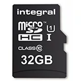 Integral spominska kartica smartphone &amp; tablet micro sdhc, 32 gb + sd adapter