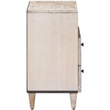  Ormar za krevet Bijelo 50 x 33 x 60 cm Čvrsto drvo manga | shoptok.hr