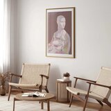  Plakat - Pastel Lady 29.7x42 Zlatni okvir s margom | shoptok.hr