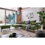 Welnova sedežna garnitura, tkanina olivno zelena | Shoptok.si