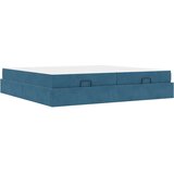  Okvir za krevet Plava 200 x 200 cm Baršun | shoptok.hr