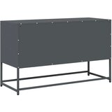 vidaXL TV omarica antracit 100,5x39x60,5 cm Hladno valjano jeklo | Shoptok.si