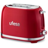 Ufesa Classic PinUp Rdeče-beli opekač kruha z dvema režama 850W Cene