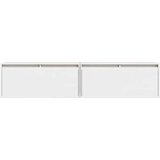  Zidni ormarići 2 kom bijeli 80 x 30 x 35 cm od masivne borovine | shoptok.hr