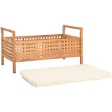  Klupa za pohranu od masivne orahovine 93 x 49 x 49 cm | shoptok.hr