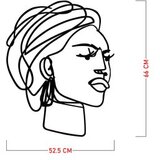 Wallity zidna dekoracija Afro, 52,5x66cm, Crna | Eponuda.com