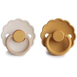 FRIGG® tolažilna duda daisy natural rubber chamomile & honey gold | Shoptok.si