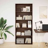 vidaXL Ormar za knjige smeđi hrast 80x30x189 cm izrađeno drvo | shoptok.hr