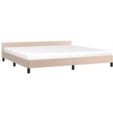  Okvir za krevet s uzglavljem bez madraca cappuccina 200x200 cm | Eponuda.com