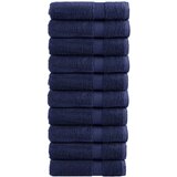 vidaXL Premium kopalne brisače 10 kos modra 100x150 cm 600 g/m2 bombaž Cene