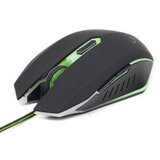 Gembird Miš GEMBIRD MUSG-001-G, USB, optical, gaming, full-speed, green, 400-1600 dpi Cijene