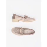 GOODIN Beige loafers with leather insole | shoptok.hr