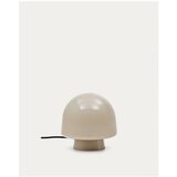 Kave Home Stolna lampa sivo-bež sa staklenim sjenilom (visina 20 cm) Reig – | shoptok.hr