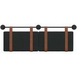  Držeće uzglavlje Zidne Crna 130 x 55 x 5 cm Antikni PU | Eponuda.com