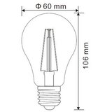Globo led žarulja E27 7 w 800 lm 2700 k filament 2/1 | shoptok.hr