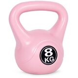 Kettlebell 8 kg za vježbanje, bučica, lopta s utezima, fitnes opterećenje, roza, moderno Slike