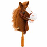 HOBBY Horse Stick Horse Head Galloping Neighing Sounds Brown 100 cm | Shoptok.si