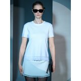 Sinsay Pletena bluza s čipkom na dnu s viskozom | shoptok.hr