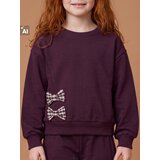 Sinsay Pamučna crewneck majica s 3D aplikacijom | shoptok.hr