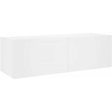  Zidni TV ormarić s LED svjetlima bijeli 100 x 35 x 31 cm | shoptok.hr
