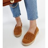 Gemre Brown lace platform espadrilles Samra | shoptok.hr