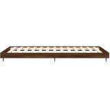  Okvir kreveta bez madraca smeđa boja hrasta 75x190 cm drveni | shoptok.hr