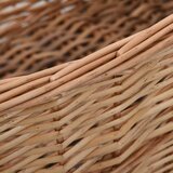  Košara za drva za ogrjev s ručkama 88x57x34 cm od prirodne vrbe | shoptok.hr