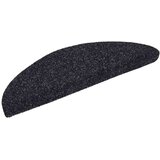  Prostirke za stepenice, samoljepljive, 5 kom, 56x17x3 cm, crne, poluokrugle | shoptok.hr