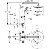 Grohe tuš set vitalio joy system 260 Cene
