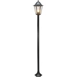 QAZQA Klasična stoječa zunanja svetilka črna 170 cm IP44 - New Orleans | Shoptok.si