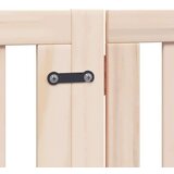 vidaXL Ograda za pse z vrati zložljiva 12 panelov 960 cm topolovina | Shoptok.si
