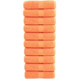 vidaXL Premium brisače za goste SOLUND 10 kosov oranžne 30x50 cm 600 g/m², (5000307711) | Shoptok.si