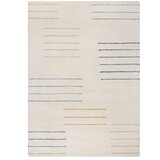 Flair Rugs Krem ručno rađen vunen tepih 160x230 cm Dottie Geometric – Cijene