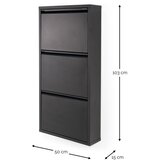 Spinder Design Svetlo rumena jeklena preklopna/stenska omarica za čevlje 50x103x15 cm Billy – | Shoptok.si