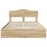 Krevet s od storage Sonoma hrast 150 x 200 cm Konstruirano drvo | Eponuda.com