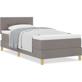  vzmetnica s škatlo z vzmetnico Taupe 100x200 cm Tkanina, (22082851) | Shoptok.si