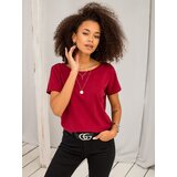 BASIC Feel Good T-shirt-RV-TS-4662.86-burgundy | shoptok.hr