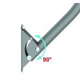 Gembird Zidni nosac ** za antenu 28-EK adj steel diam25mm 16x40cm, debljina1.1mm (383) | Eponuda.com