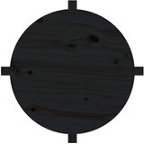  Stolić za kavu crni Ø 62,5x45 cm od masivne borovine | shoptok.hr