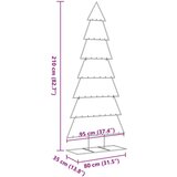  Metalno ukrasno božićno drvce crno 210 cm | shoptok.hr