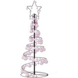 vidaXL LED božićno drvce s kuglicama 80 LED toplo bijelo 120 cm | shoptok.hr