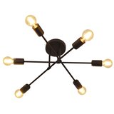  LED plafonski luster CAMBRIDGE 6xE27/8W/230V crna | Eponuda.com