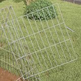  Kavez za piliće Srebrno 110 x 55 x 55 cm Cinkani čelik | shoptok.hr