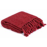  Dečka Tamno crvena 220 x 250 cm Poliester | shoptok.hr