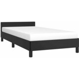  Okvir kreveta s uzglavljem bez madraca crni 90x200 cm | shoptok.hr