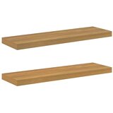  Polica na zidu 2 pcs Smeđa 90 x 23,5 x 4 cm Konstruirano drvo | shoptok.hr