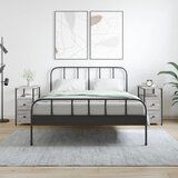 vidaXL Nočna omarica 2 kosa siva sonoma 30x60x60 cm inženirski les Cene